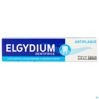 Elgydium dentifrice a/plaque    tube 75ml
