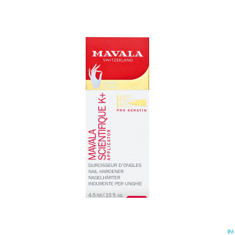 Mavala ongles scientifique k+ applic. durc.  4,5ml