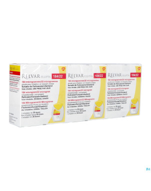 Relvar ellipta 184/22mcg pdr inhal. 3x30 doses