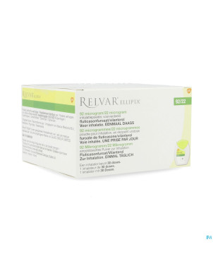 Relvar ellipta  92/22mcg abacus pdr inhal 1x30dose