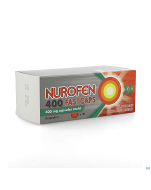 Nurofen 400 fastcaps 400mg pi pharma caps  30 pip