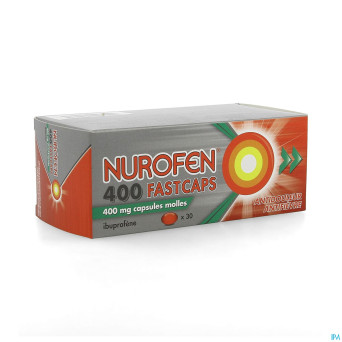 Nurofen 400 fastcaps 400mg pi pharma caps  30 pip