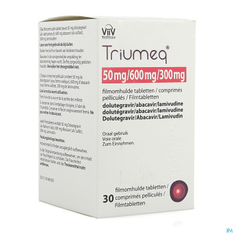 Triumeq 50/600/300mg abacus comp pell 30