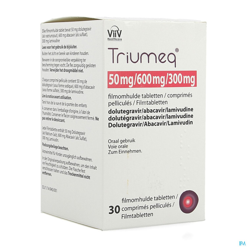 Triumeq 50/600/300mg abacus comp pell 30