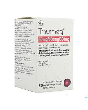 Triumeq 50/600/300mg abacus comp pell 30