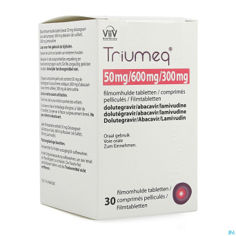 Triumeq 50/600/300mg abacus comp pell 30