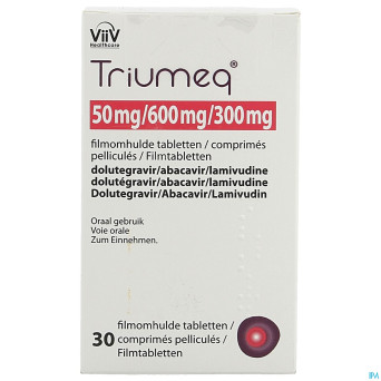 Triumeq 50/600/300mg abacus comp pell 30