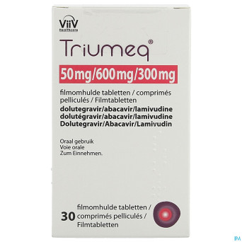 Triumeq 50/600/300mg abacus comp pell 30