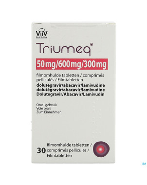 Triumeq 50/600/300mg abacus comp pell 30