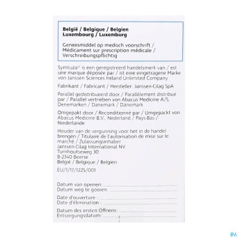 Symtuza 800/150/200/10mg abacus comp pell  30