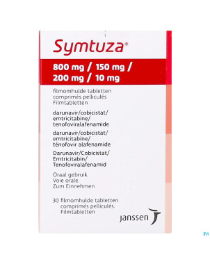 Symtuza 800/150/200/10mg abacus comp pell  30
