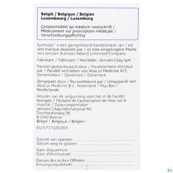 Symtuza 800/150/200/10mg abacus comp pell  30