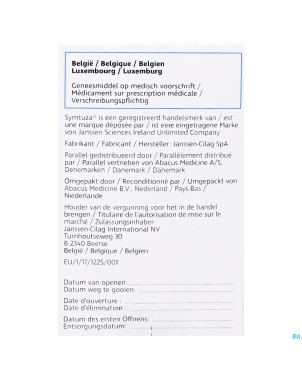 Symtuza 800/150/200/10mg abacus comp pell  30