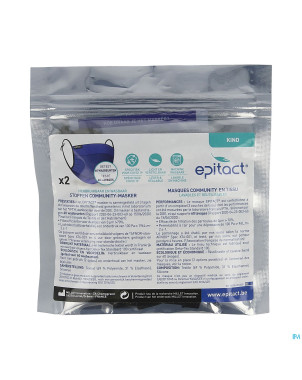 Masque community tissu lavab. reutilisab. enfant 2