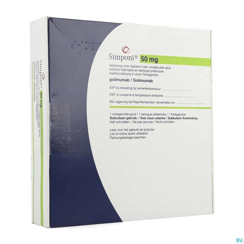 Simponi 50mg abacus sol inj seringue preremplie  1