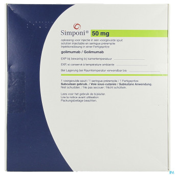 Simponi 50mg abacus sol inj seringue preremplie  1