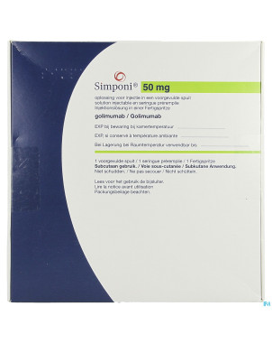 Simponi 50mg abacus sol inj seringue preremplie  1