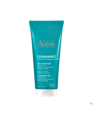 Avene cleanance gel nettoyant    tube 200ml