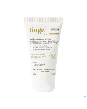 Tinge diabetic skin creme pieds tube    50ml