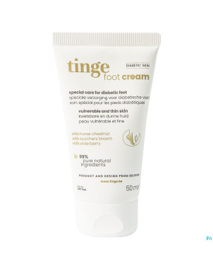 Tinge diabetic skin creme pieds tube    50ml