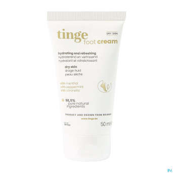 Tinge creme hydratante pieds secs    tube 50ml
