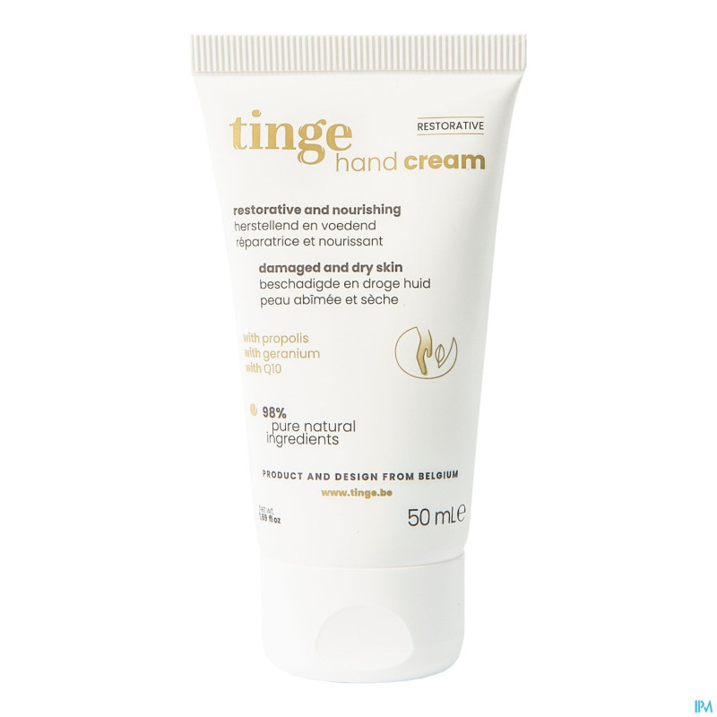 Tinge creme mains reparatrice    tube 50ml