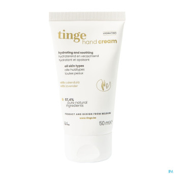 Tinge creme mains hydratante    tube 50ml
