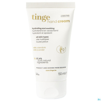 Tinge creme mains hydratante    tube 50ml