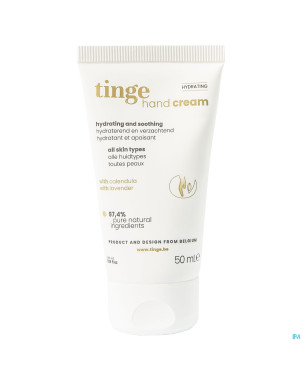 Tinge creme mains hydratante    tube 50ml