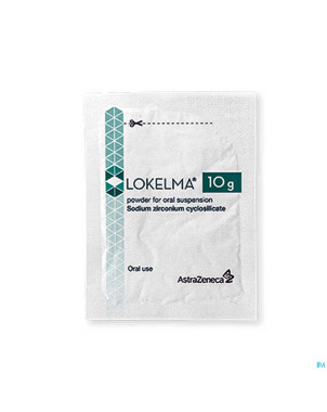 Lokelma 10g pdr pour susp orale sach  30