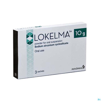 Lokelma 10g pdr pour susp orale sach   3