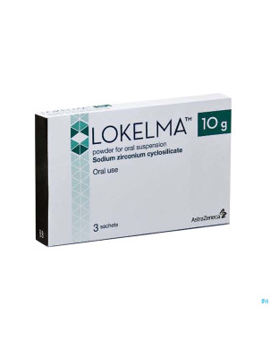 Lokelma 10g pdr pour susp orale sach   3