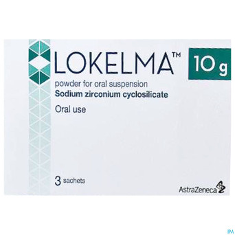 Lokelma 10g pdr pour susp orale sach   3