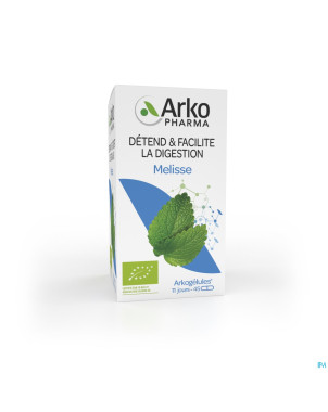 Arkogelules melisse caps 45 bio    arkopharma