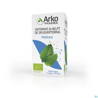 Arkogelules melisse caps 45 bio    arkopharma
