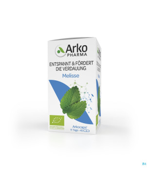 Arkogelules melisse caps 45 bio    arkopharma
