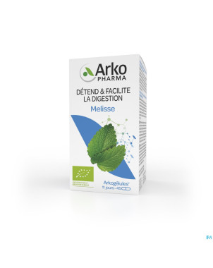 Arkogelules melisse caps 45 bio    arkopharma