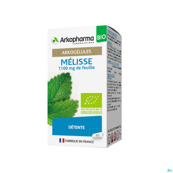 Arkogelules melisse caps 45 bio    arkopharma