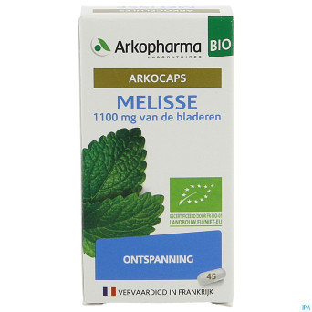 Arkogelules melisse caps 45 bio    arkopharma