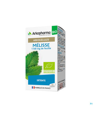 Arkogelules melisse caps 45 bio    arkopharma