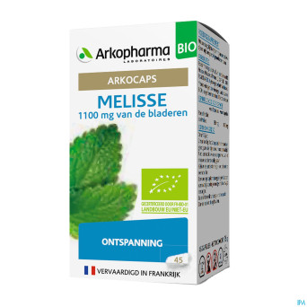 Arkogelules melisse caps 45 bio    arkopharma
