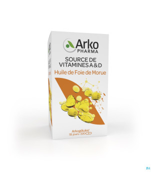Arkogelules huile foie morue caps 220   arkopharma