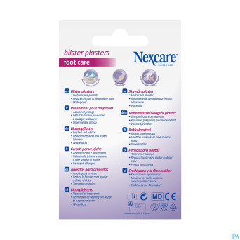 Nexcare 3m blister plaster foot care  6