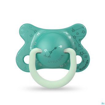 Suavinex basic sucet.silic.ana.2-4m n&d ours vert