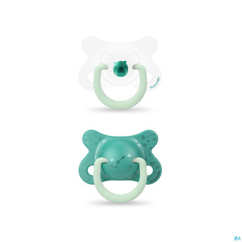 Suavinex basic sucet.silic.ana.2-4m n&d ours vert