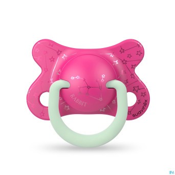 Suavinex basic sucet.silic.ana.2-4m n&d lapin rose