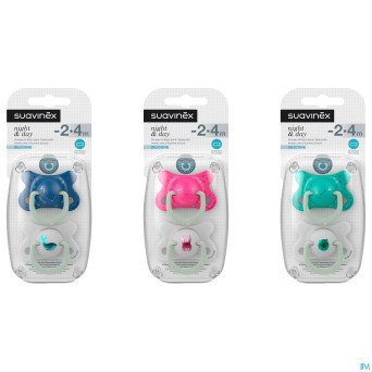 Suavinex basic sucet.silic.ana.2-4m n&d lapin rose