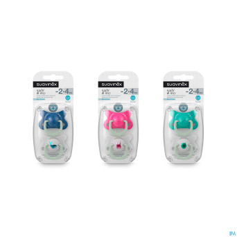 Suavinex basic sucet.silic.ana.2-4m n&d lapin rose