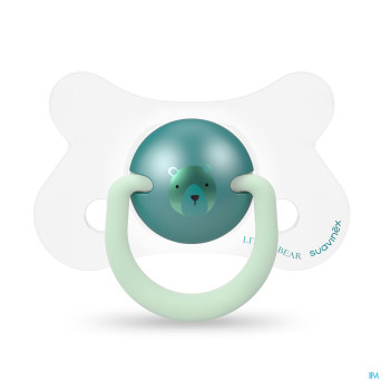 Suavinex basic sucet.silic.ana.4-18m n&d ours vert