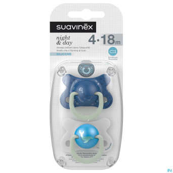Suavinex basic sucet.silic.ana.4-18m n&d balein bl